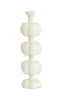 Candle stick 10x35 cm CALDAS shiny cream