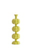 Candle stick 10x35 cm CALDAS shiny light green