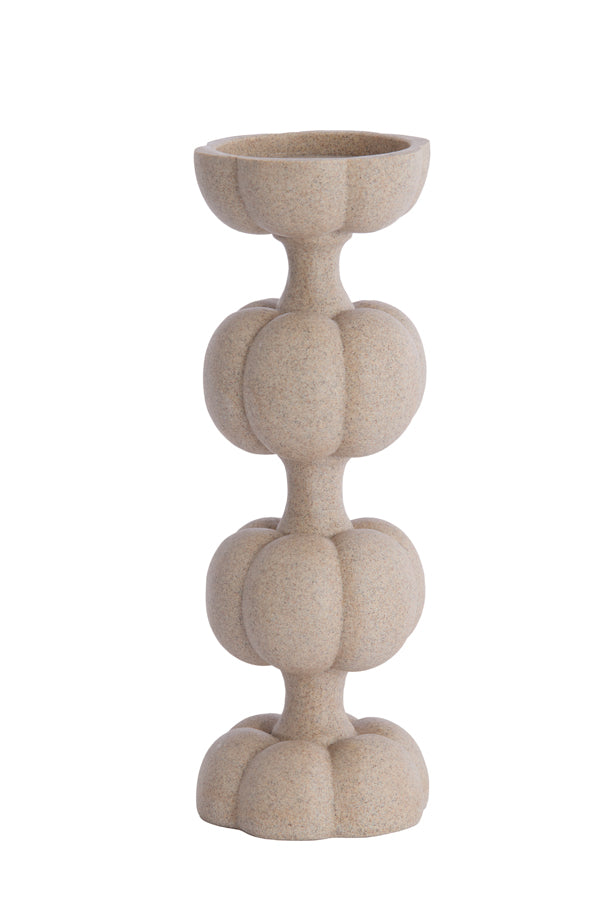Candle holder 13x36,5 cm ASTORIA sand