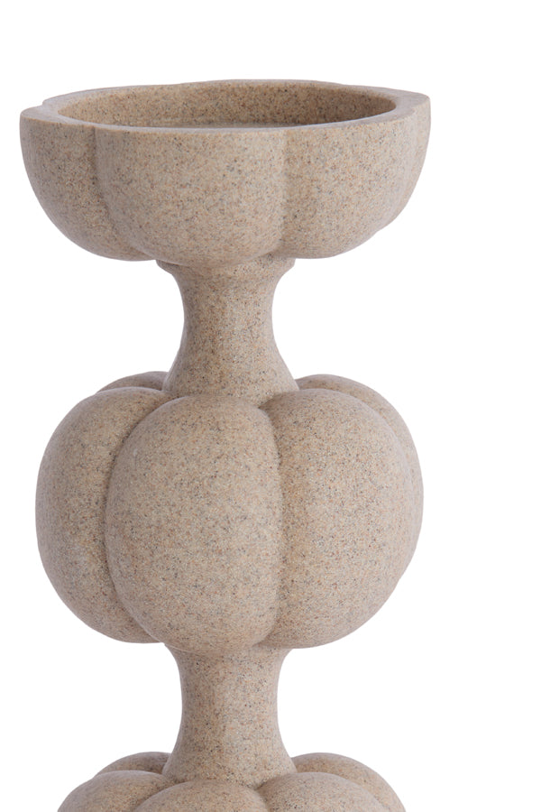 Candle holder 13x36,5 cm ASTORIA sand