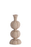 Candle stick 11x25,5 cm AUBURN sand
