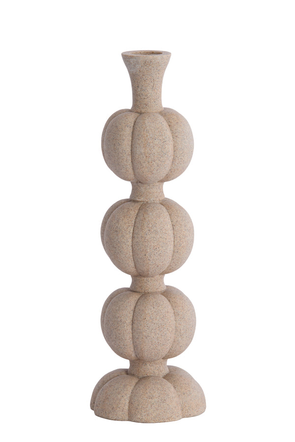 Candle stick 11,5x34 cm AUBURN sand