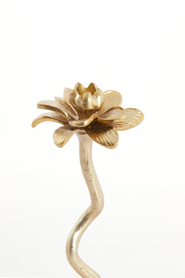 Candle stick 11,5x31,5 cm PRIORA gold