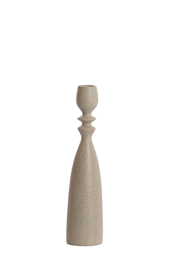 Candle stick 8x34 cm GUAM sand