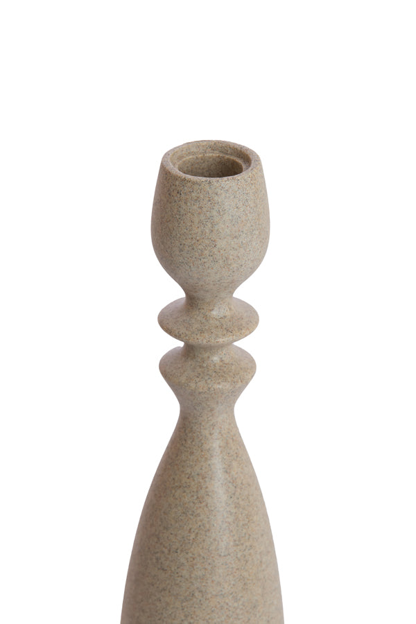 Candle stick 8x34 cm GUAM sand