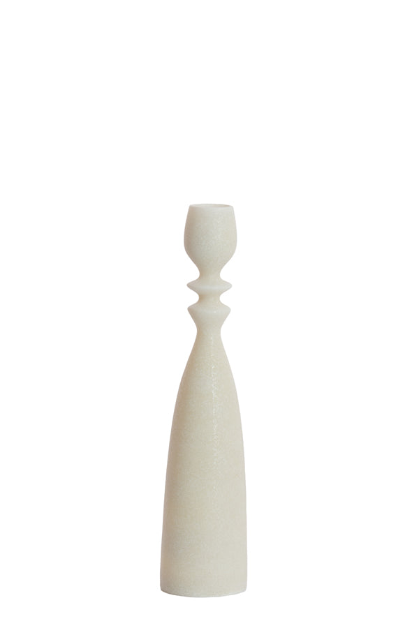 Candle stick 8x34 cm GUAM beige