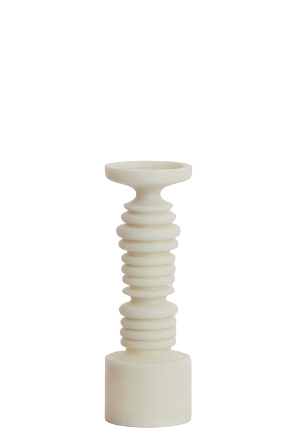 Candle holder 11x32 cm BOLA beige
