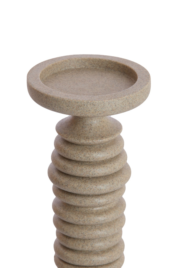 Candle holder 11x40 cm BOLA sand