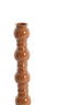 Candle stick 10x25 cm AVELINE caramel