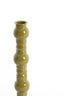 Candle stick 10x31 cm AVELINE olive green