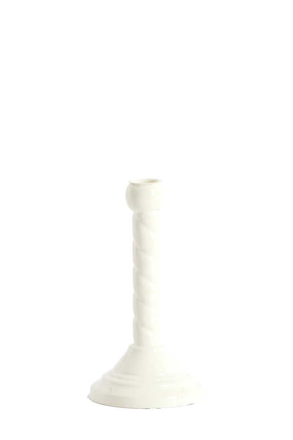Candle stick 10x21 cm NALEIRA cream