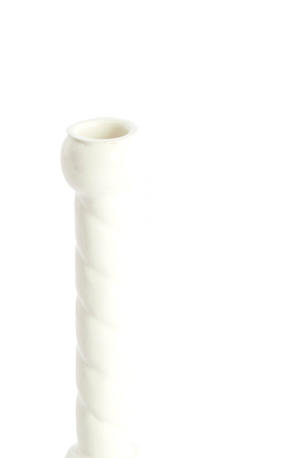 Candle stick 10x21 cm NALEIRA cream
