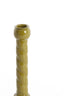 Candle stick 10x21 cm NALEIRA olive green