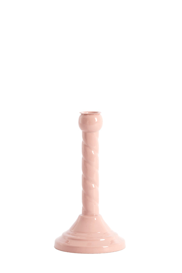 Candle stick 10x21 cm NALEIRA old pink