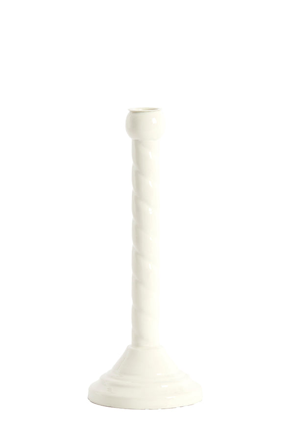 Candle stick 10x28 cm NALEIRA cream