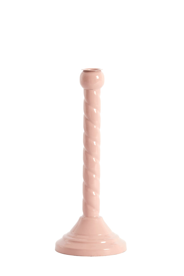 Candle stick 10x28 cm NALEIRA old pink