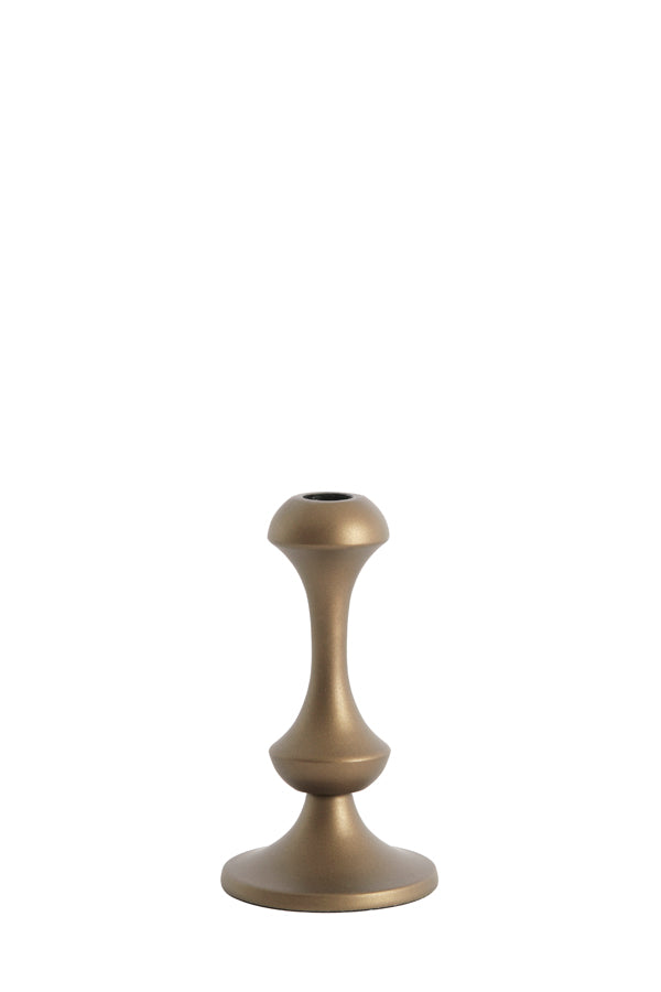 Candle stick 10x18 cm ISARA antique bronze
