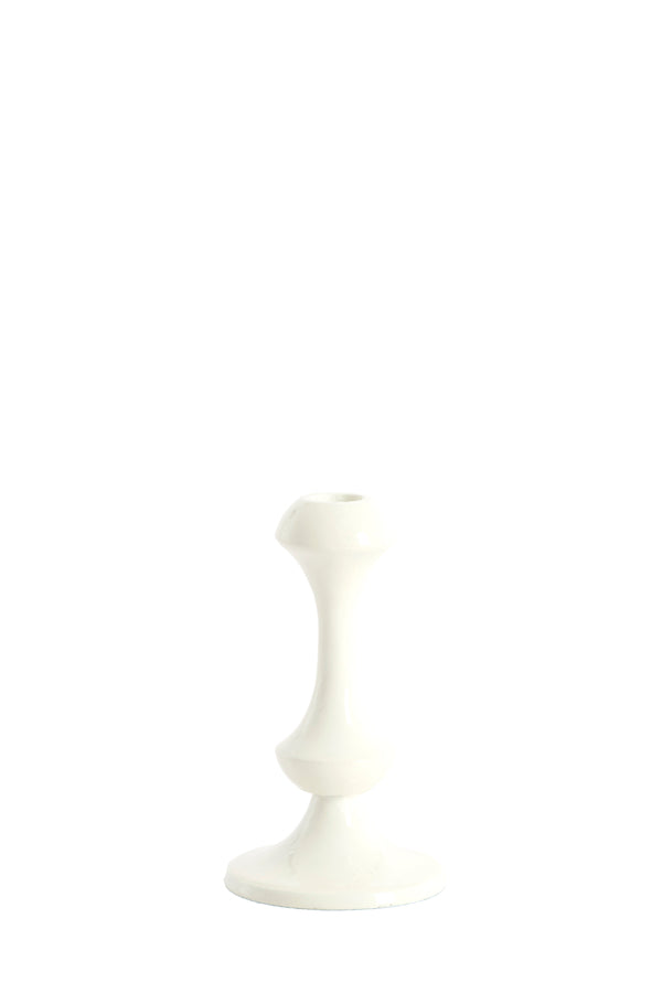 Candle stick 10x18 cm ISARA cream