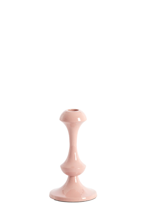 Candle stick 10x18 cm ISARA old pink