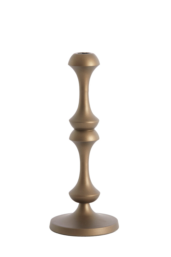 Candle stick 12x29 cm ISARA antique bronze