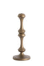 Candle stick 12x29 cm ISARA antique bronze
