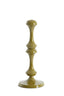 Candle stick 12x29 cm ISARA olive green