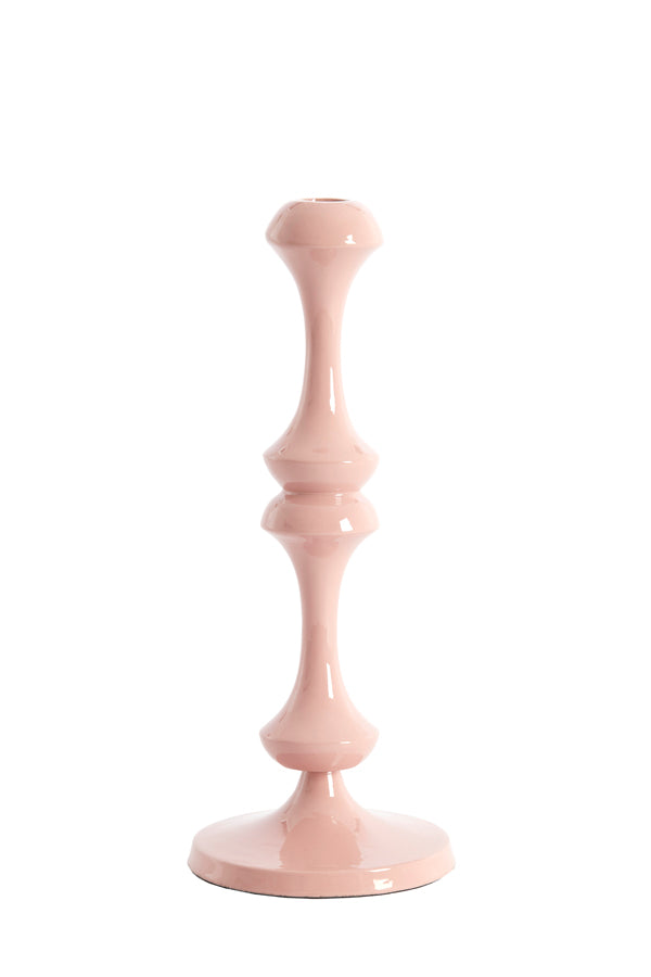 Candle stick 12x29 cm ISARA old pink