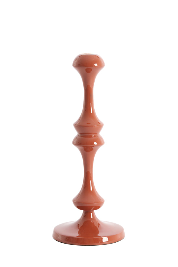 Candle stick 12x29 cm ISARA terra
