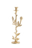 Candle stick 12x10x41 cm NEMI gold