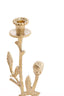 Candle stick 12x10x41 cm NEMI gold