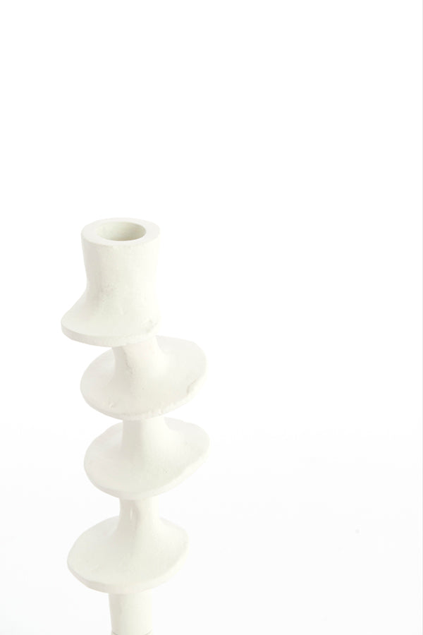 Candle stick 10x25 cm ZIREYA cream