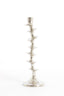 Candle stick 12x37 cm ZIREYA raw nickel