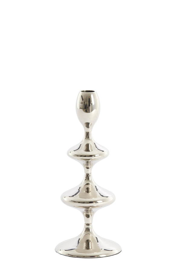 Candle stick 10x27 cm VIREEN nickel