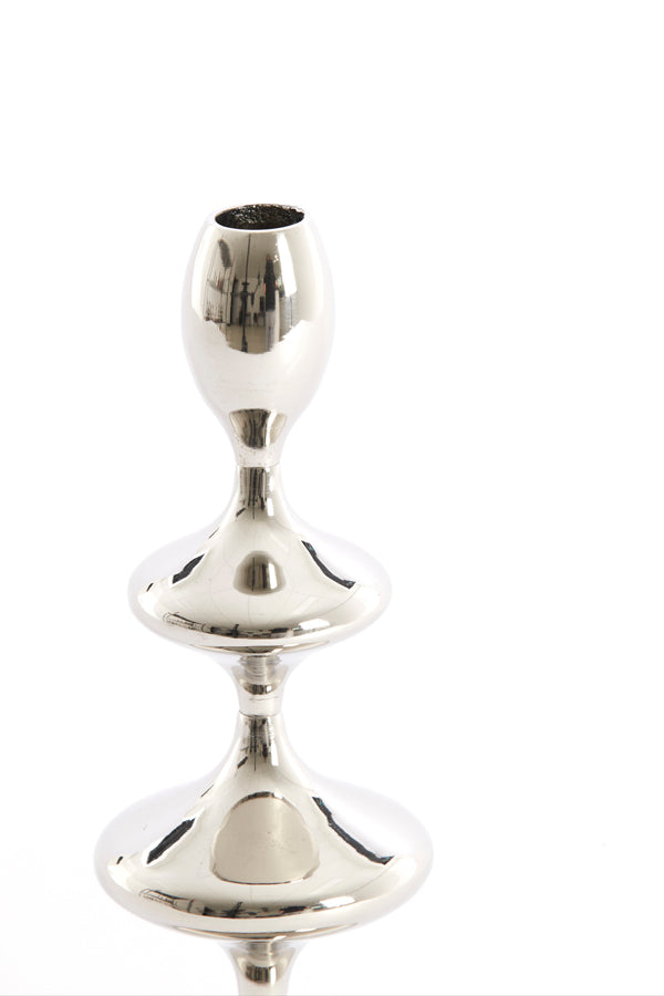 Candle stick 10x27 cm VIREEN nickel