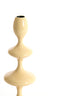 Candle stick 10x27 cm VIREEN shiny beige