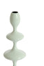 Candle stick 10x27 cm VIREEN shiny light blue