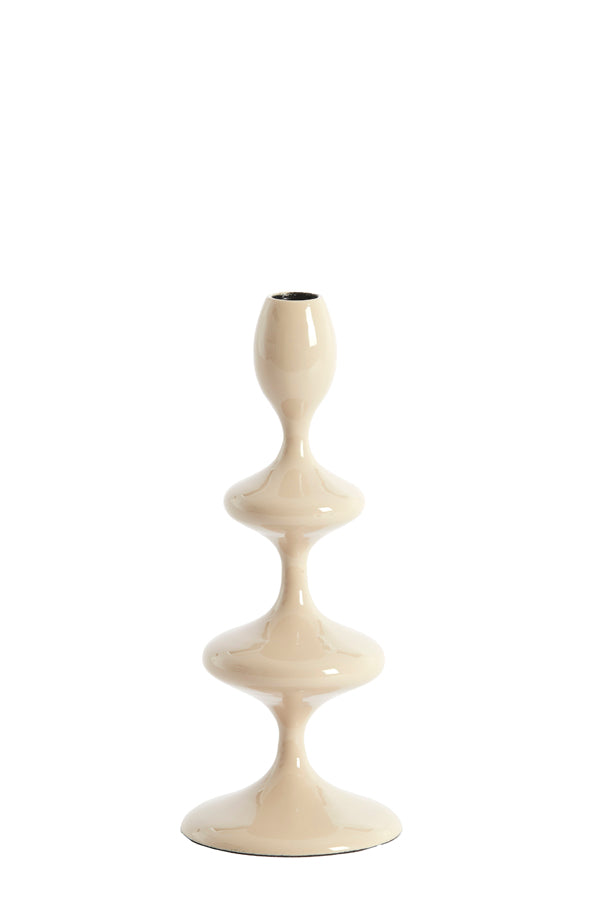 Candle stick 10x27 cm VIREEN sand