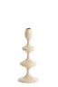 Candle stick 10x27 cm VIREEN sand