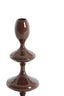Candle stick 10x27 cm VIREEN dark brown