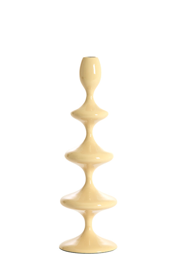 Candle stick 10,5x34,5 cm VIREEN shiny beige