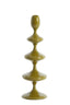 Candle stick 10,5x34,5 cm VIREEN olive green