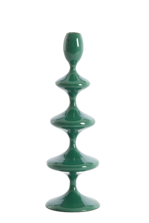 Candle stick 10,5x34,5 cm VIREEN dark green