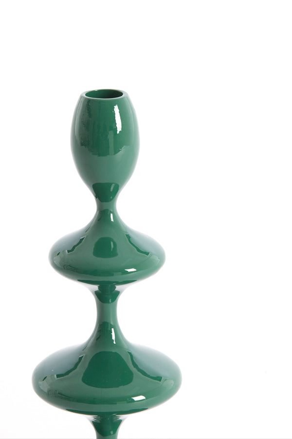 Candle stick 10,5x34,5 cm VIREEN dark green
