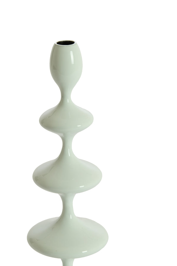 Candle stick 10,5x34,5 cm VIREEN shiny light blue