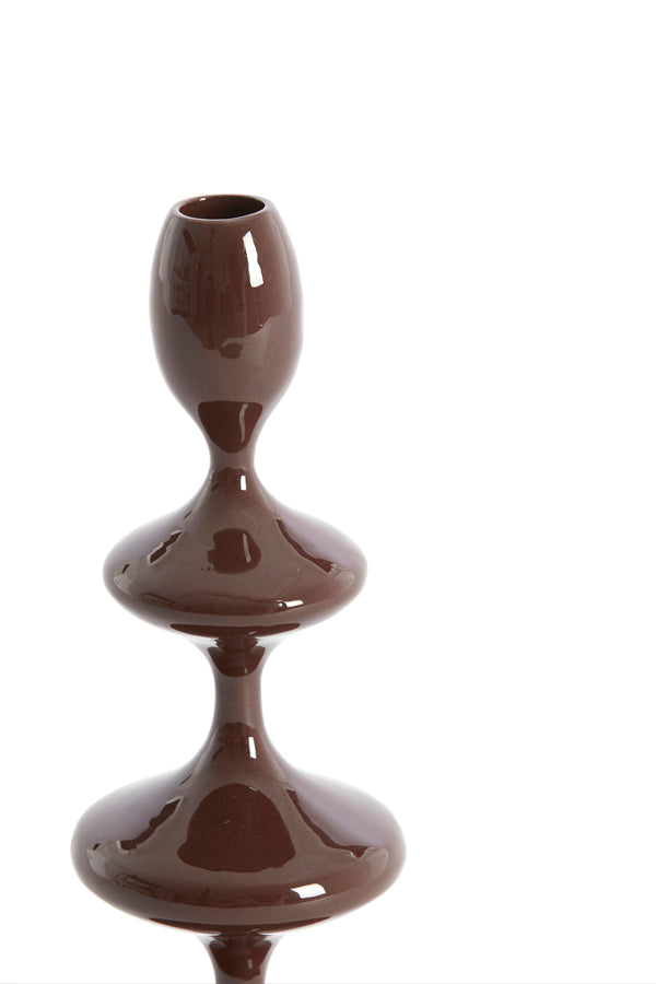 Candle stick 10,5x34,5 cm VIREEN dark brown