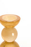 Candle stick 8x12 cm ITINGA glass milky amber