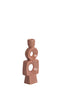 Candle stick 10x5,5x24 cm PICAR terra-brown
