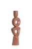 Candle stick 12x8x37 cm PICAR terra-brown