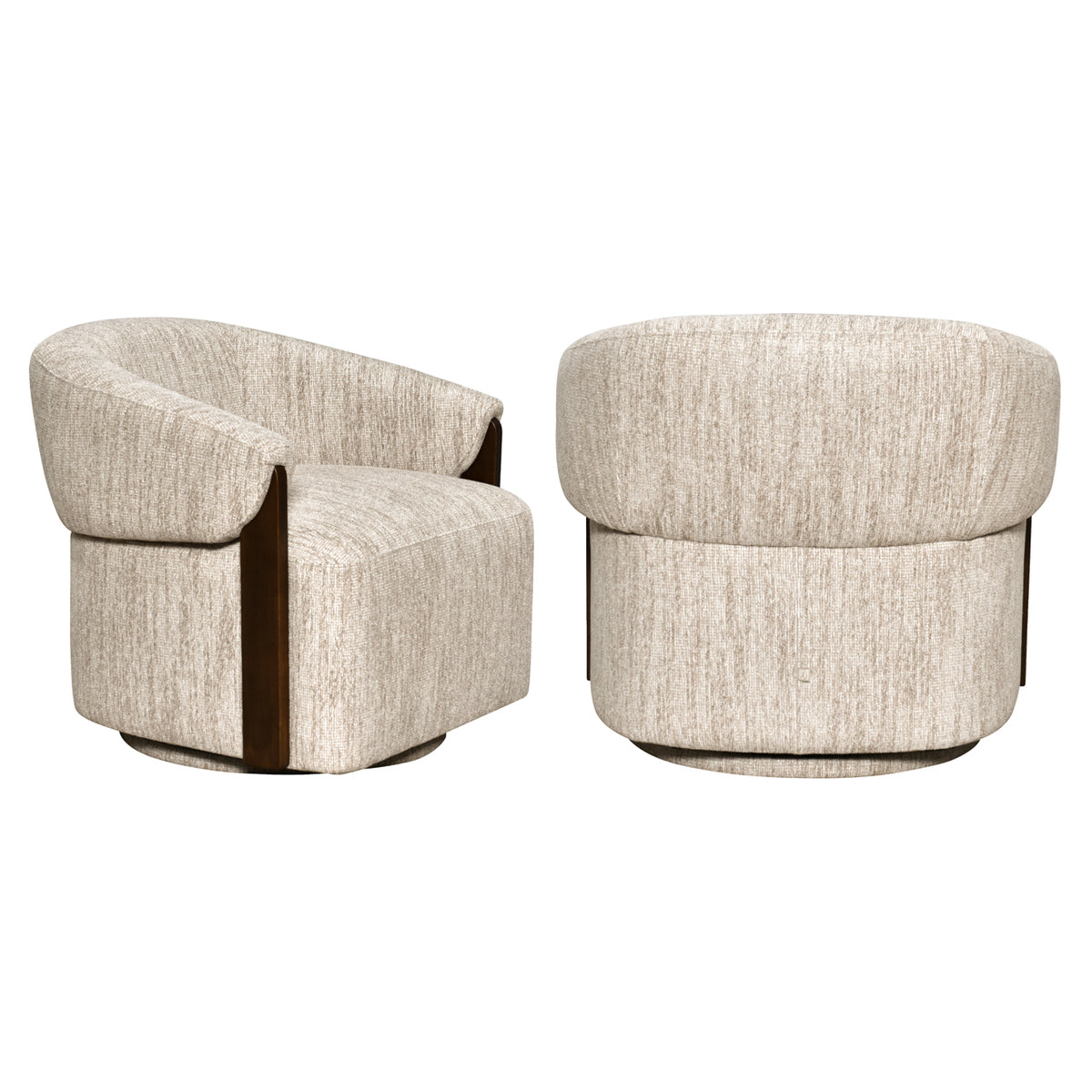 Lounge chair Marina natural softweave swivel fire retardant 