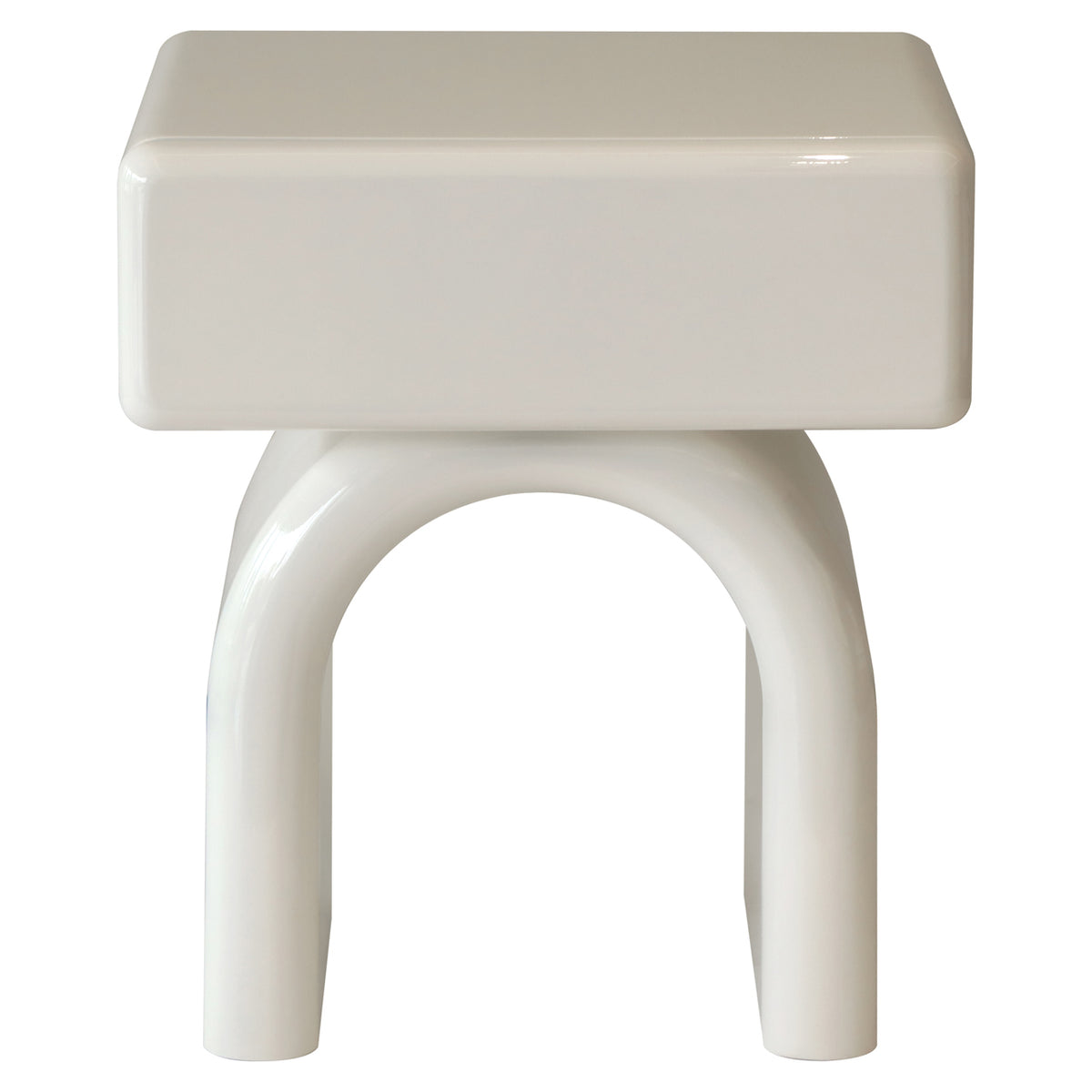 Nightstand Bennet coconut milk 1-drawer